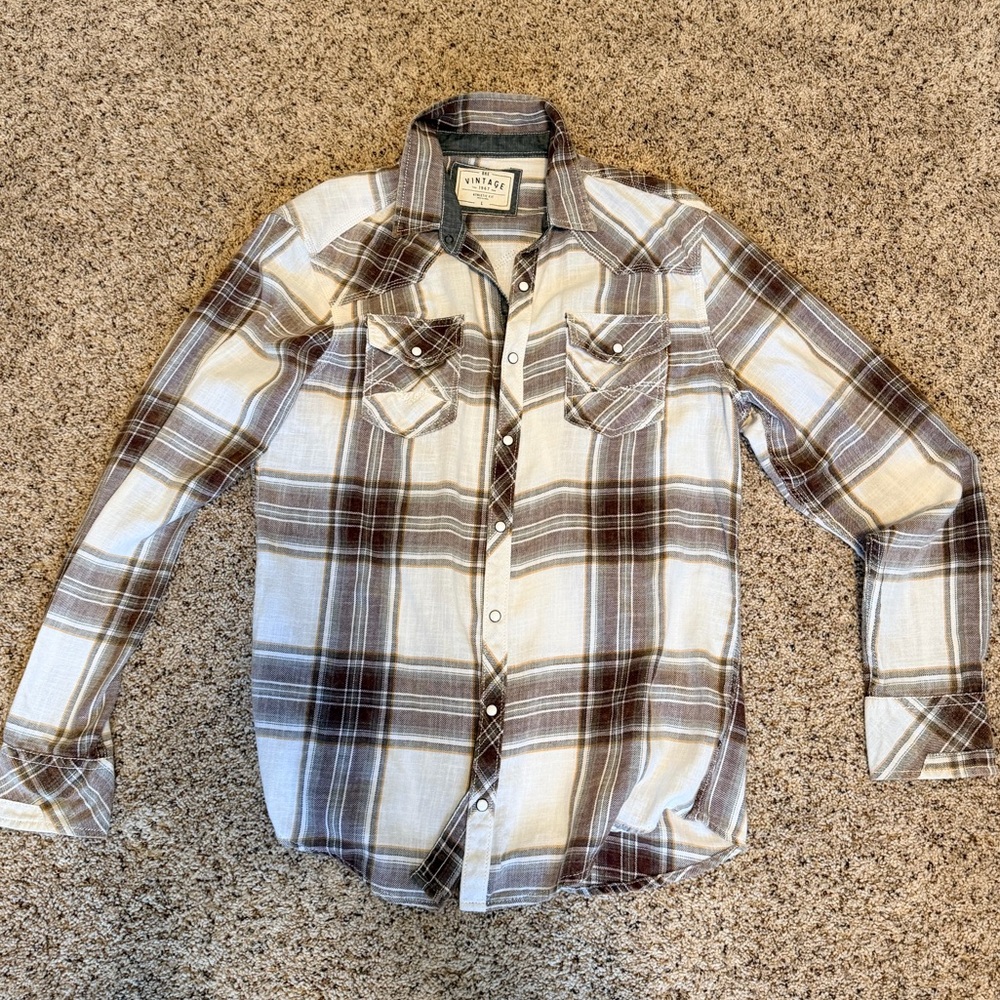 BKE Women’s Casual Plaid Shirt
